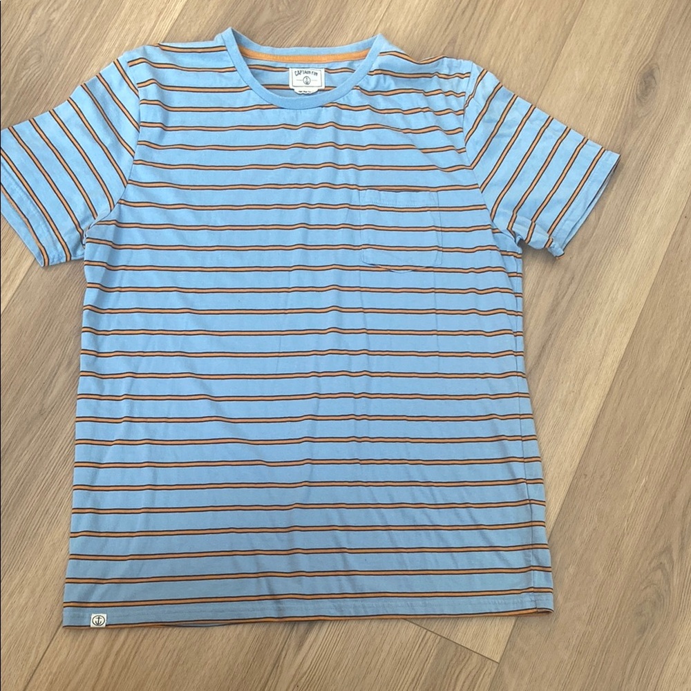 Captain Fin Blue Striped T-Shirt